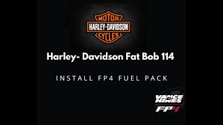 Installing Vance amp Hines FP4 to Harley Davidson Fatbob 114 2022 [upl. by Jaella]