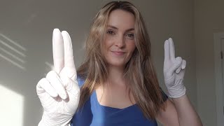 ASMR 1 Minute Cranial Nerve Exam Eye Exam Nose Piercing Haircut Barbershop MeasuringPhotoshoot [upl. by Cristine]