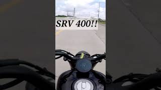 qjmotor srv 400 cruiser bike  125kmH vinsmotovlog [upl. by Malcom]