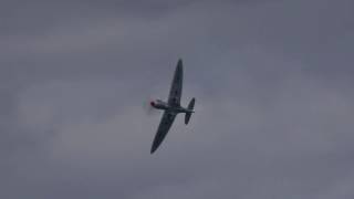 Sound of the Griffon  Spitfire PS915  Biggin Hill Festival of Flight 2017 [upl. by Dorotea]