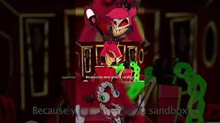 Caine vs Alastor  Amazing Digital Circus vs Hazbin Hotel  RAP BATTLE shorts caine alastor fyp [upl. by Bert]