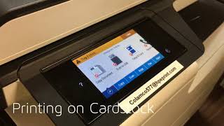 How to print on cardstock  Cardstock printers by Colamco [upl. by Iral495]