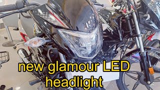 new hero glamour LED headlight 2024 model [upl. by Pierson]