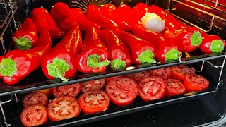 Öyle Bir Kahvaltılık Sos Yaptım ki Bayılacaksınızz😍🔥Kışlık Köz Domates ve Biberli Sos Tarifim🌶️🍅 [upl. by Darby581]