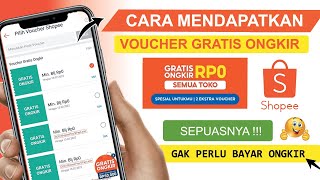 ✅ Cara Mendapatkan Voucher GRATIS Ongkir Rp 0 Shopee Terbaru [upl. by Nylknarf671]