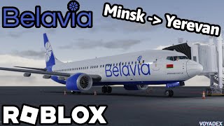 Roblox Belavia Flight  Boeing 737800 [upl. by Diahann]