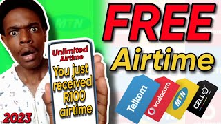 PROOF FREE R100 airtime 100 working vodacom proof free freeairtime trick [upl. by Aneeuq]