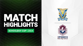 Langer Trophy 2024  Redcliffe SHS v Ipswich SHS  Match Highlights  Round 4 [upl. by Nalehp]