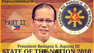 SONA 2010  First State of the Nation Address of President Benigno Aquino III  July 26 2010 25 [upl. by Baiel312]