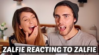 ZALFIE REACTING TO ZALFIE [upl. by Brozak]