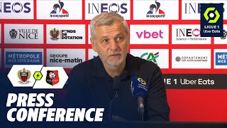 Press Conference OGC NICE  STADE RENNAIS FC 20  20232024 [upl. by Stesha]