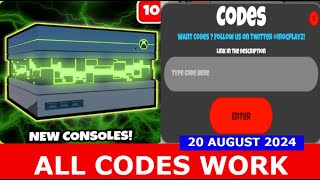 ALL CODES Game Store Tycoon 🎮 ROBLOX  August 20 2024 [upl. by Sturrock187]