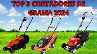 TOP 3 MELHORES CORTADORES DE GRAMA 2024 [upl. by Ellerihs145]