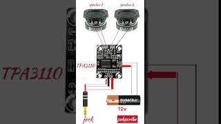 TOA3110 AMPLIFIER BOARD WIRING DIAGRAM OF TPA3110 AMPLIFIER KIT WIRING STEREO AUDIO [upl. by Wagstaff695]