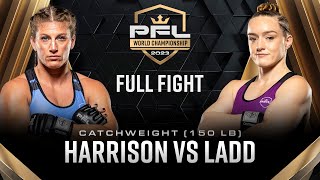 Kayla Harrison vs Aspen Ladd  2023 PFL Championship [upl. by Akir]