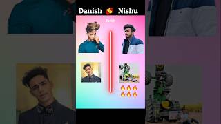 Danish zahan vs Nishu deshwal 🤔shorts facts danishzehen [upl. by Thorin435]