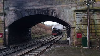 Polar Express  Churnet Valley Railway  28th December 2023 [upl. by Noramac]