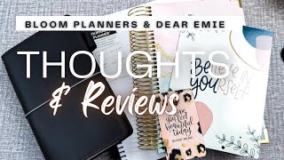 Unboxing and Review Bloom Planner and Dear Emie plannerreview bloomdailyplanners [upl. by Lolande]