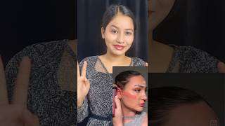 The most foolish amp weird makeup hacks 🙉 makeup trendingonshorts [upl. by Norrehc]