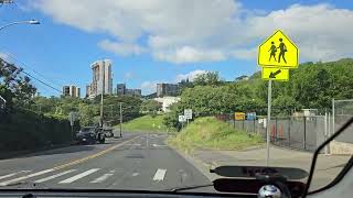 4K Driving from Don Quijote to National Memorial Cemetery of the Pacific on 112824 in Honolulu [upl. by Yromem]