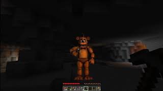 freddy fazbear sighting in minecraft scary real [upl. by Merce]