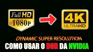 COMO FAZER O UPSCALE NOS JOGOS  JOGAR EM 4K COM MONITOR FULL HD [upl. by Shayna]