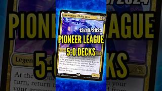 UNDEFEATED MTG Pioneer League Decklists 20241013 davidroyale pioneer pioneermtg [upl. by Ecinnej525]