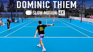 Dominic Thiem Forehand amp Backhand SlowMo Powerful amp Graceful 2024 [upl. by Maryl726]