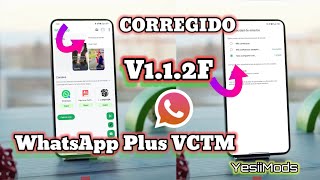 Nueva Actualización WhatsApp Plus VCTM V121F YesiiMods [upl. by Annirtak]