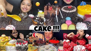 asmr eating cake compilation 😋🎂🍰mukbang asmr food viral foodie sweets trending [upl. by Kurtis]