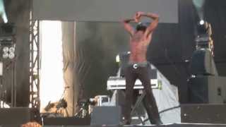 Death Grips start of set quotBewarequot  Ottawa Bluesfest 20130713 [upl. by Siravaj616]