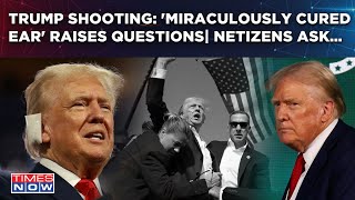 Trump Shooting Miraculously Cured Ear Shocks Netizens Social Media Divided Over Attack US Polls [upl. by Assirrec378]