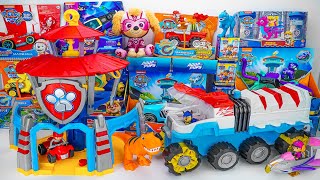 Paw Patrol Unboxing Collection Review  Marshallmighty movie bulldozer  Hero pup  Marshall ASMR [upl. by Reid]