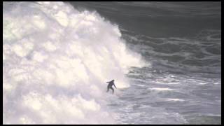 Maya Gabeira at Nazaré  2014 Ride of the Year Entry  Billabong XXL Big Wave Awards [upl. by Oxley131]