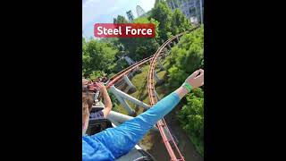 Steel Force POV Dorney Park steelforce dorneypark pov rollercoaster hypercoaster themepark [upl. by Kusin302]