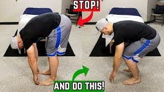 Most Effective Hamstring Stretch Youre Probably Stretching Wrong [upl. by Einhapets]