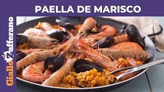 PAELLA DE MARISCO Ricetta originale [upl. by Ateloj]