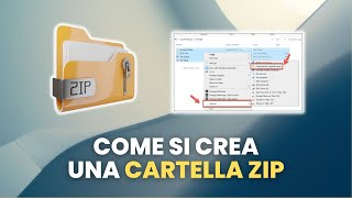 Come Si Crea Una CARTELLA ZIP  Guida Pratica per Principianti [upl. by Aynatal]