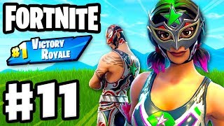 Masked Fury Dynamo Lucha Wrestlers Squads 1 Victory Royale  Fortnite  Gameplay Part 11 [upl. by Nihhi]