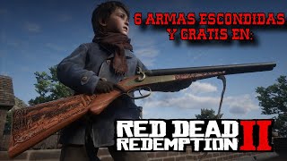 6 Armas Escondidas Y Gratis En Red Dead Redemption 2 rdr rdr2 rdr2fans rdr2gameplay [upl. by Hali233]