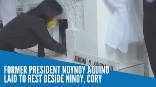 Former President Noynoy Aquino laid to rest beside Ninoy Cory [upl. by Entsirhc]