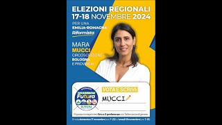 Mara Mucci candidata consigliera regionale circoscrizione Bologna e provincia [upl. by Yeldua]