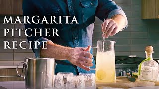 Classic Margarita Pitcher Recipe  Tequila Cocktails  Patrón Tequila [upl. by Emlin]