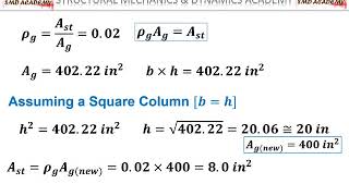 Lec 3 RCC  II Design Example of Axially Loaded TIED Reinforced Concrete Column [upl. by Nhtanhoj604]