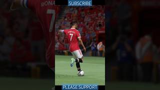 Cristiano Ronaldo scores great goal to end it 40 vs Fulham trending shorts fifa22 [upl. by Iot]