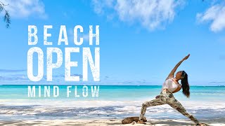 ハワイヨガ【Beach Open Mind flow】ハワイの海のように広く心を開くヨガ オープンマインドフロウ（60分フルクラス） [upl. by Ahsitauq480]