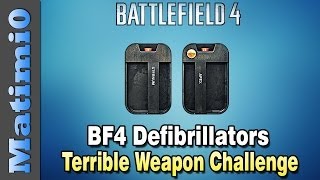 BF4 Defibrillator  Terrible Weapon Challenge Battlefield 4 Beta GameplayCommentary [upl. by Nimad720]