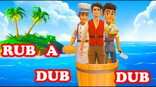 Rub a Dub Dub  Kids amp Nursery Rhymes  Sing along Song  Animated [upl. by Ciro]