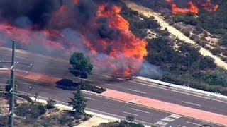 Southern California wildfires prompt mass evacuations [upl. by Mccandless]