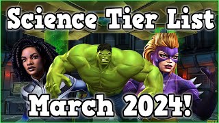 MCOC Science Tier List Tier List Week March 2024  Marvel Contest of Champions [upl. by Anez920]